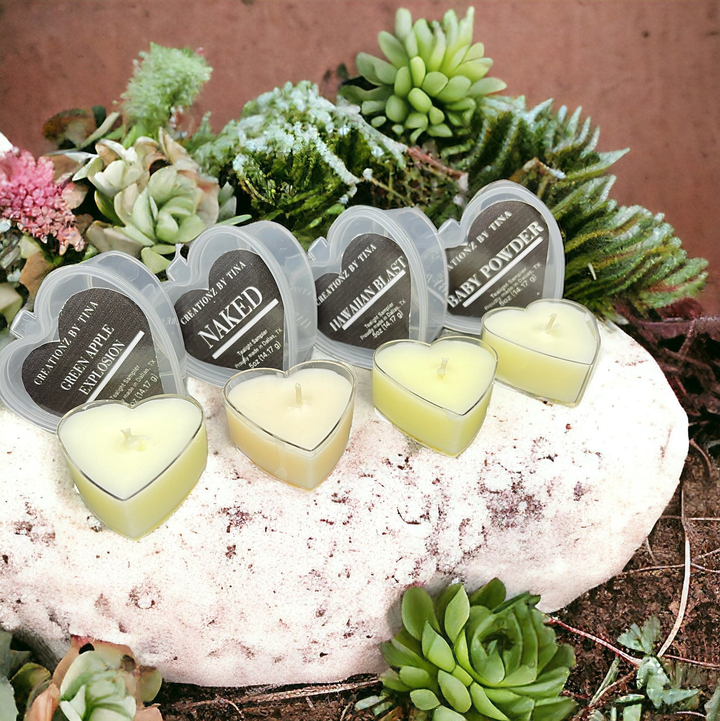 Heart Candle Scent Sampler