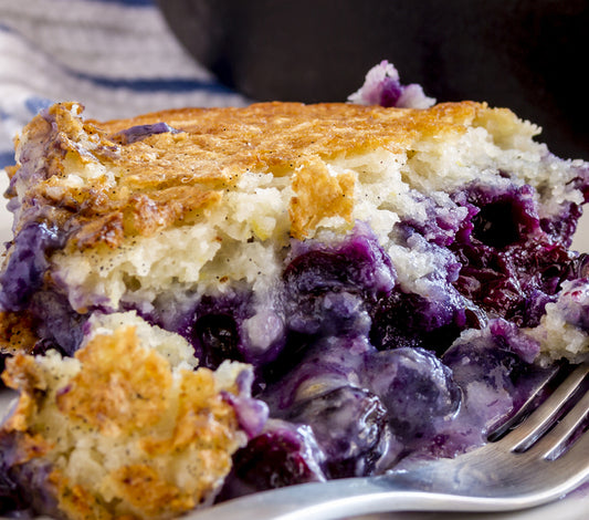 Blueberry cobbler